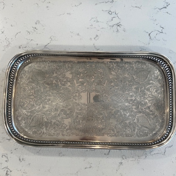 Oneida Silver Plate Serving Tray